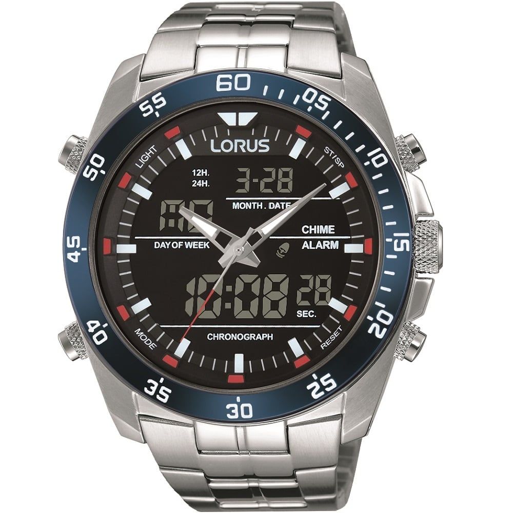 lorus dual display watch